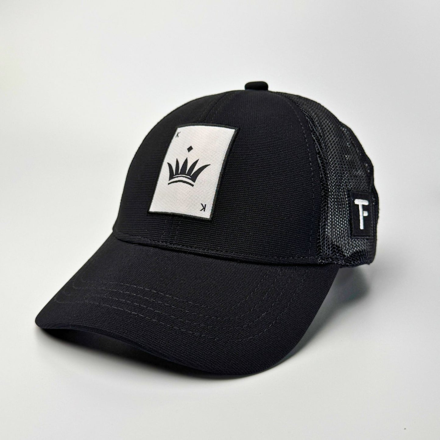 Crown Black Trucker Cap