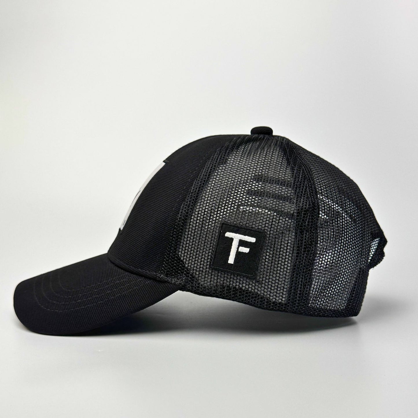 Crown Black Trucker Cap