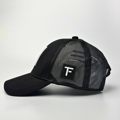 Crown Black Trucker Cap