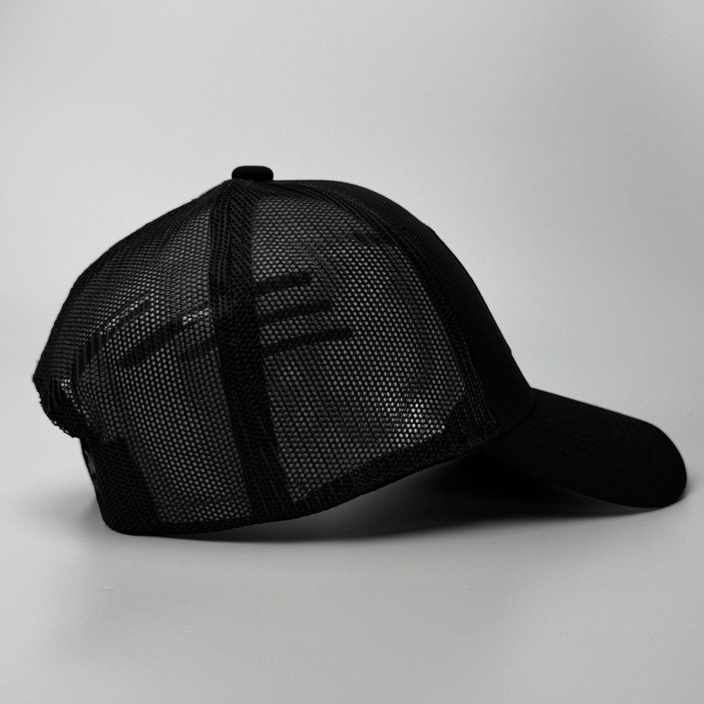Crown Black Trucker Cap